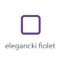 elegancki fiolet